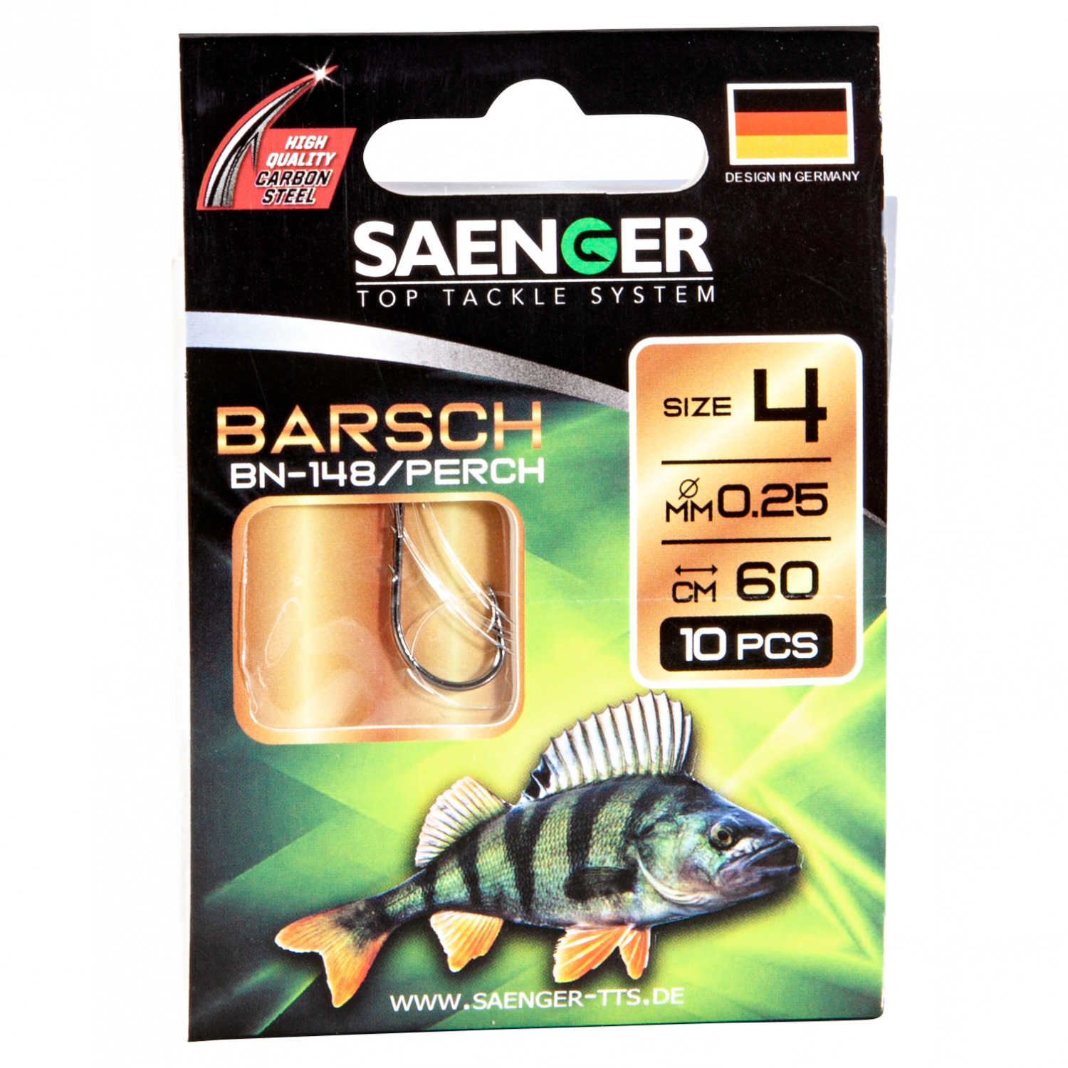 Sänger Zielfisch-Haken, gebunden (Barsch BN-148)