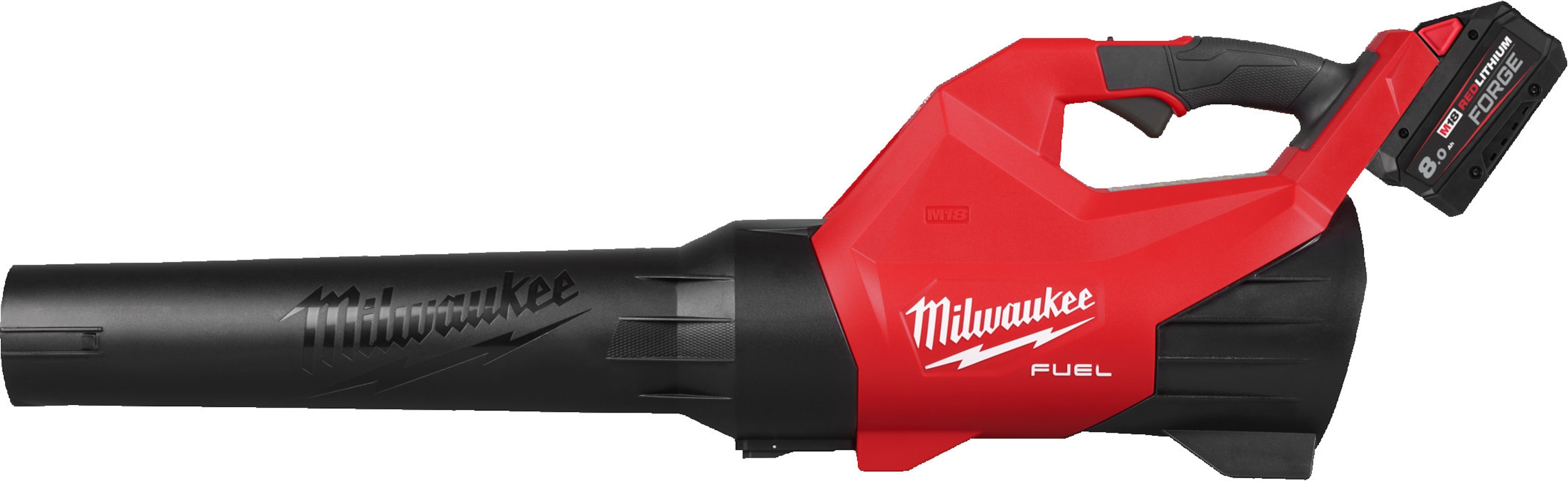 Milwaukee 4933499233 M18 FUEL FBLG3-802 FBLG3-802 Batteridrevet løvblåser 2x 8,0Ah FORGE-batteri og lader i eske