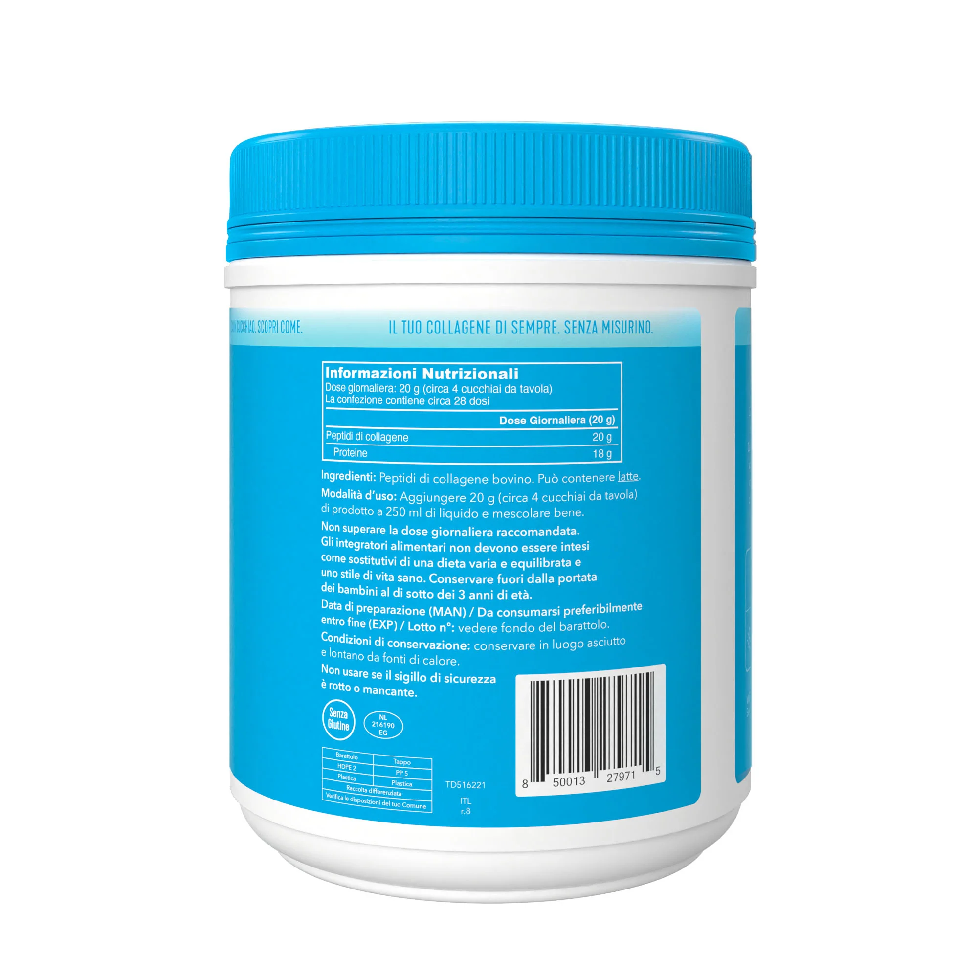 Collageenpeptiden voedingssupplementen - Supplement voor lichaam en ontgifting, supplement voor nagels en haar, gezichtssupplement