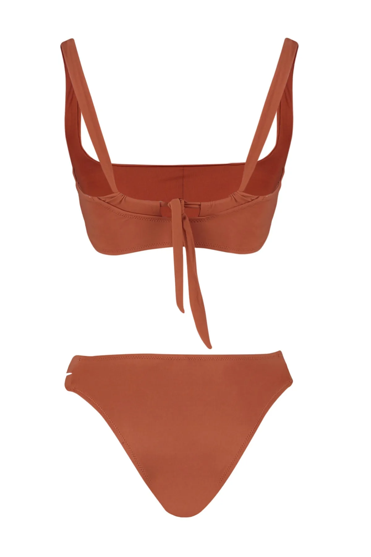 Trendyol Collection  Bikini-Set - Braun - Unifarben
