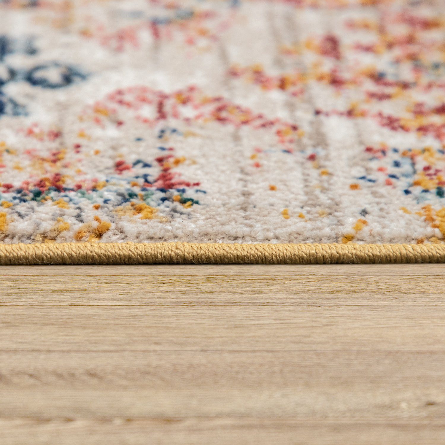 Teppich Wohnzimmer Teppich Kurzflor In Marokkanischem Design, TT Home, rechteckig, Höhe: 12 mm
