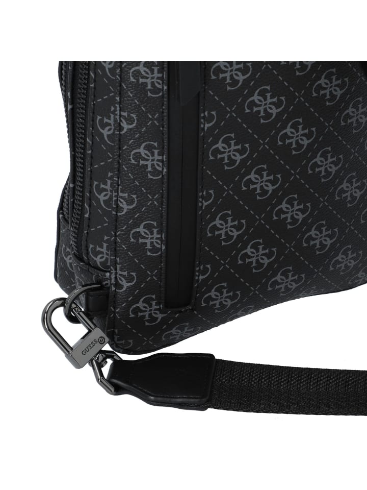 Guess Milano Umhängetasche 33 cm in dark black günstig kaufen onesize