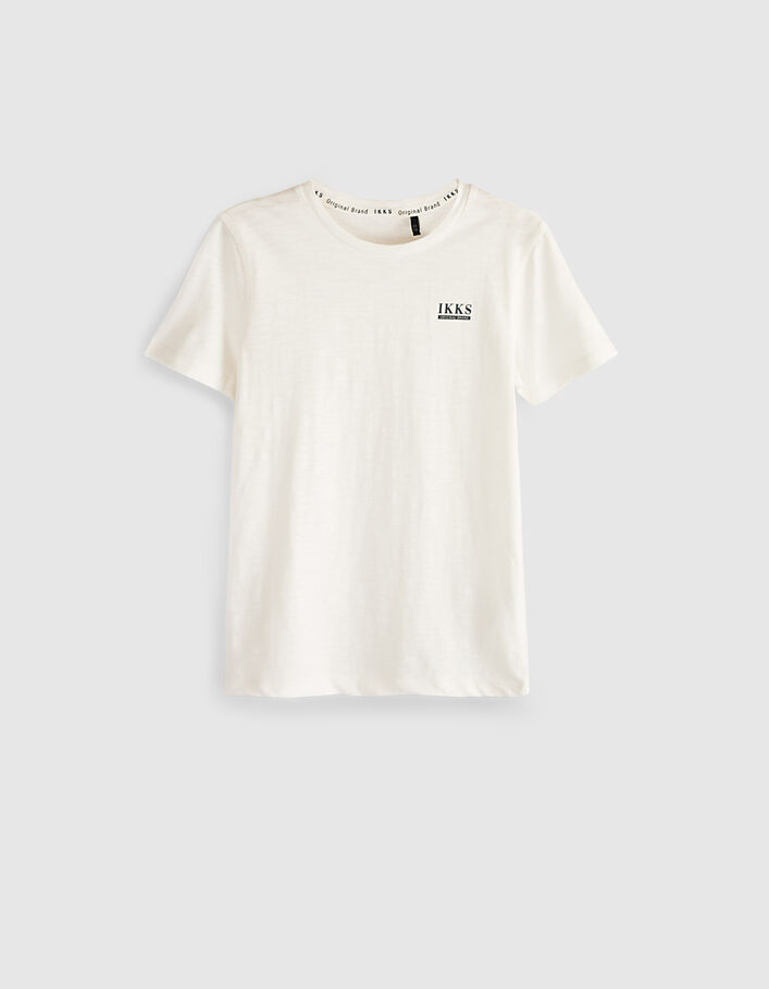 Tee-shirt blanc Essentiel en coton bio