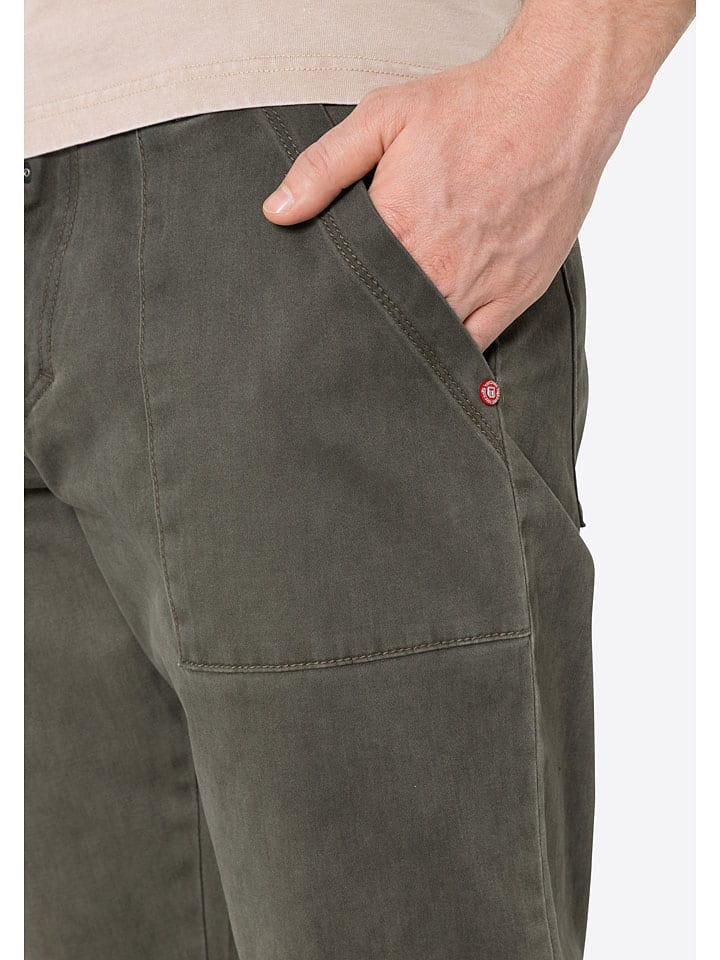 Timezone Hose ''Luke'' - Regular fit - in Grün günstig kaufen
