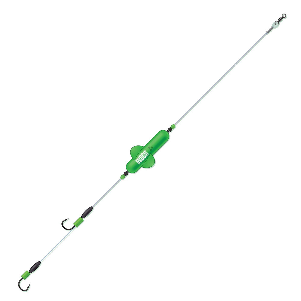 Bas de ligne montierte Torpedos Madcat schreiender Profi Flusswurm & Tintenfisch 180cm
