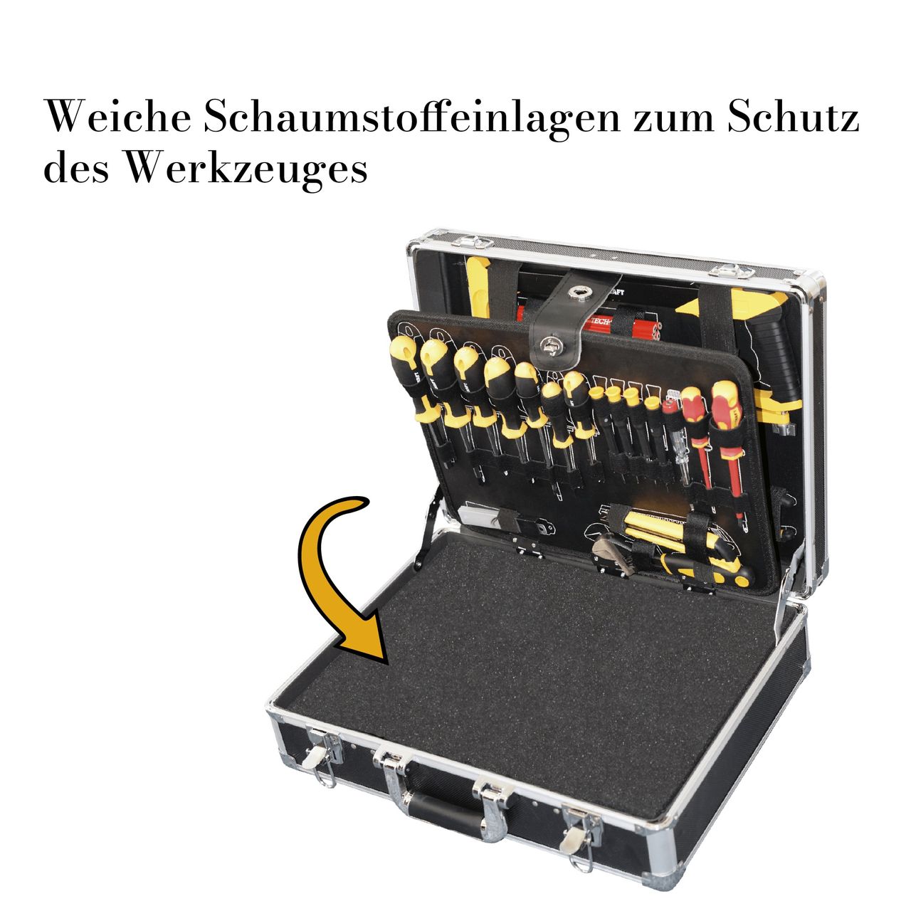 TECH-CRAFT Werkzeugkoffer 130 tlg.