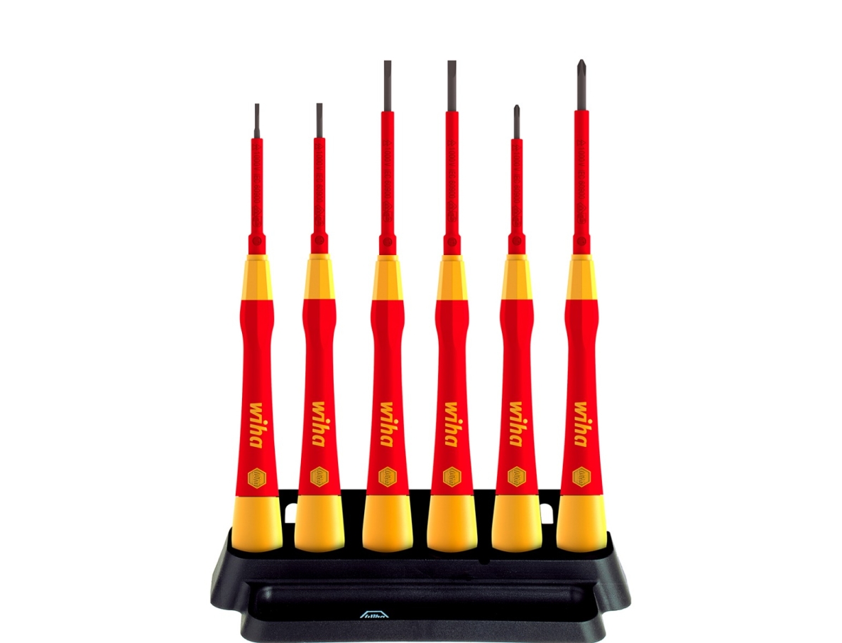 Set șurubelnițe electrice fine Wiha 42989 PicoFinish®, 6 piese (42989)