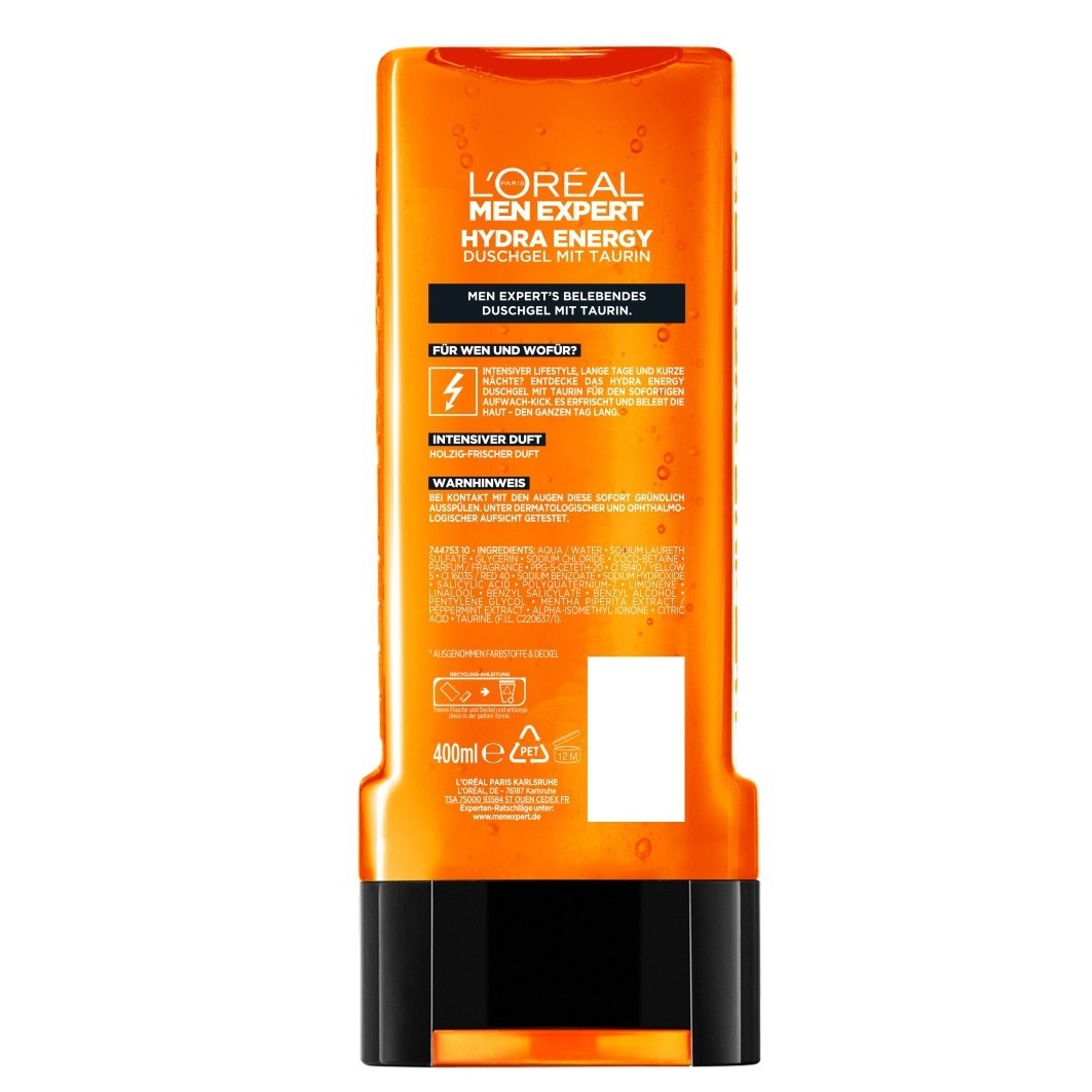 Hydra Energy mit Taurin Aufwach-Kick