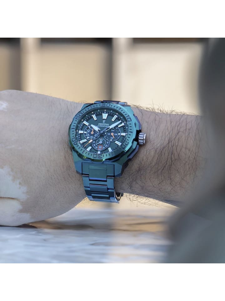 Festina Herrenuhr Chronograph Special Edition Grün günstig kaufen onesize