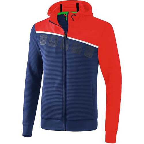 FUSSBALL - TEAMSPORT TEXTIL - JACKEN 5-C TRAININGSJACKE MIT KAPUZE KIDS