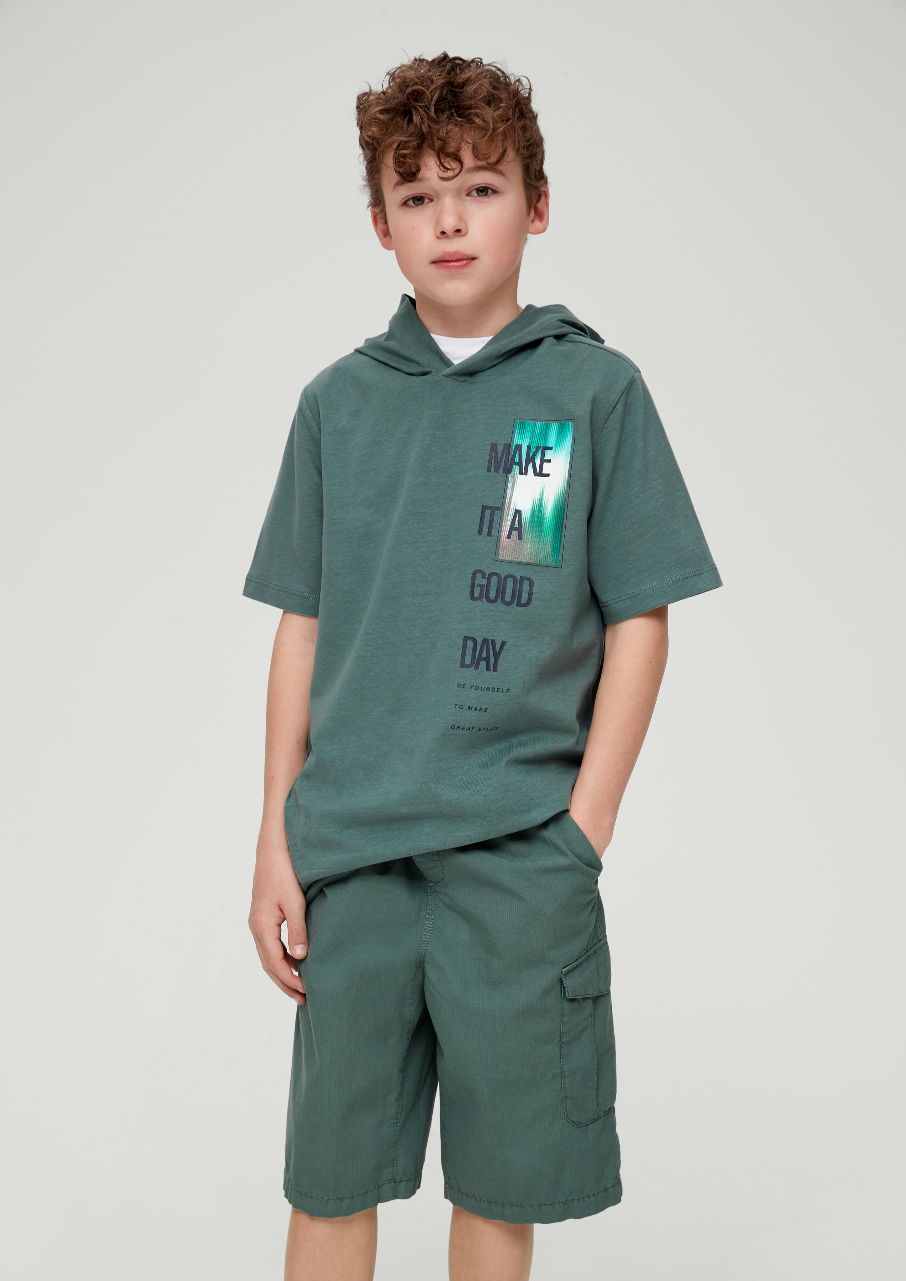 T-Shirt mit Kapuze  2130521-6714