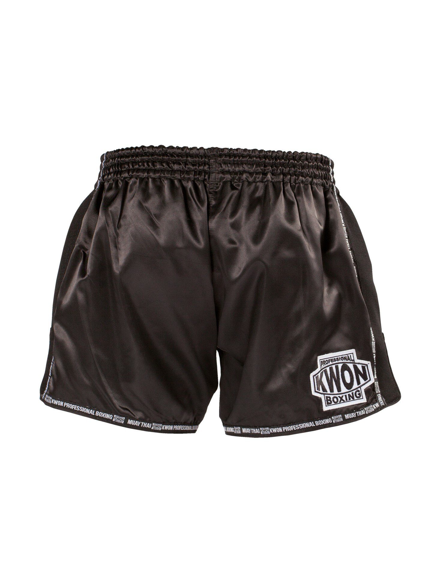 KWON Sporthose Muay Thai Kickboxen Shorts Evolution Hose Thaiboxen MMA kampfsport (PROFESSIONAL, Polyester) Edle Ausführung, Seitenschlitz, XS - XXL