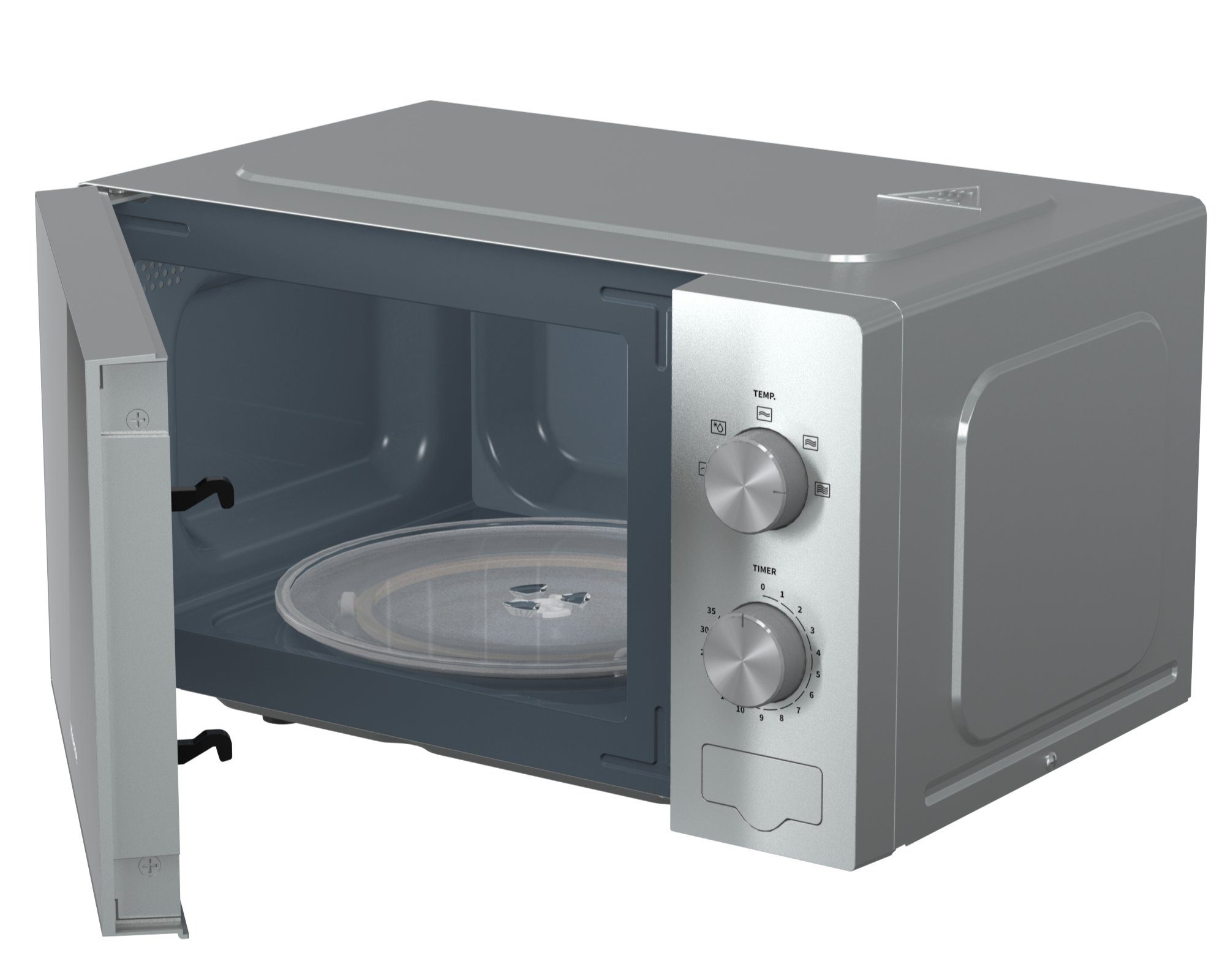 Hisense Mikrowelle H20MOMP1, Auftaufunktion, 20,00 l, Glasdrehteller, manuelle Steuerung, 35min Zeiteinstellung