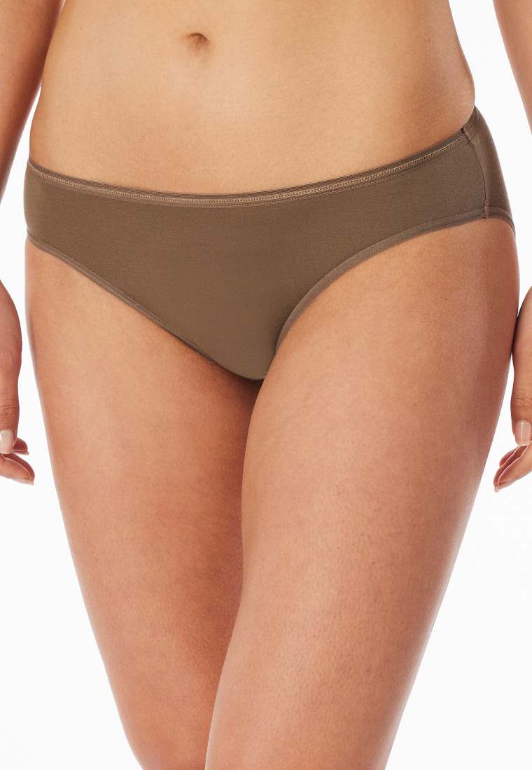 Tai-Slips 2er-Pack beige/ taupe - Modal Essentials