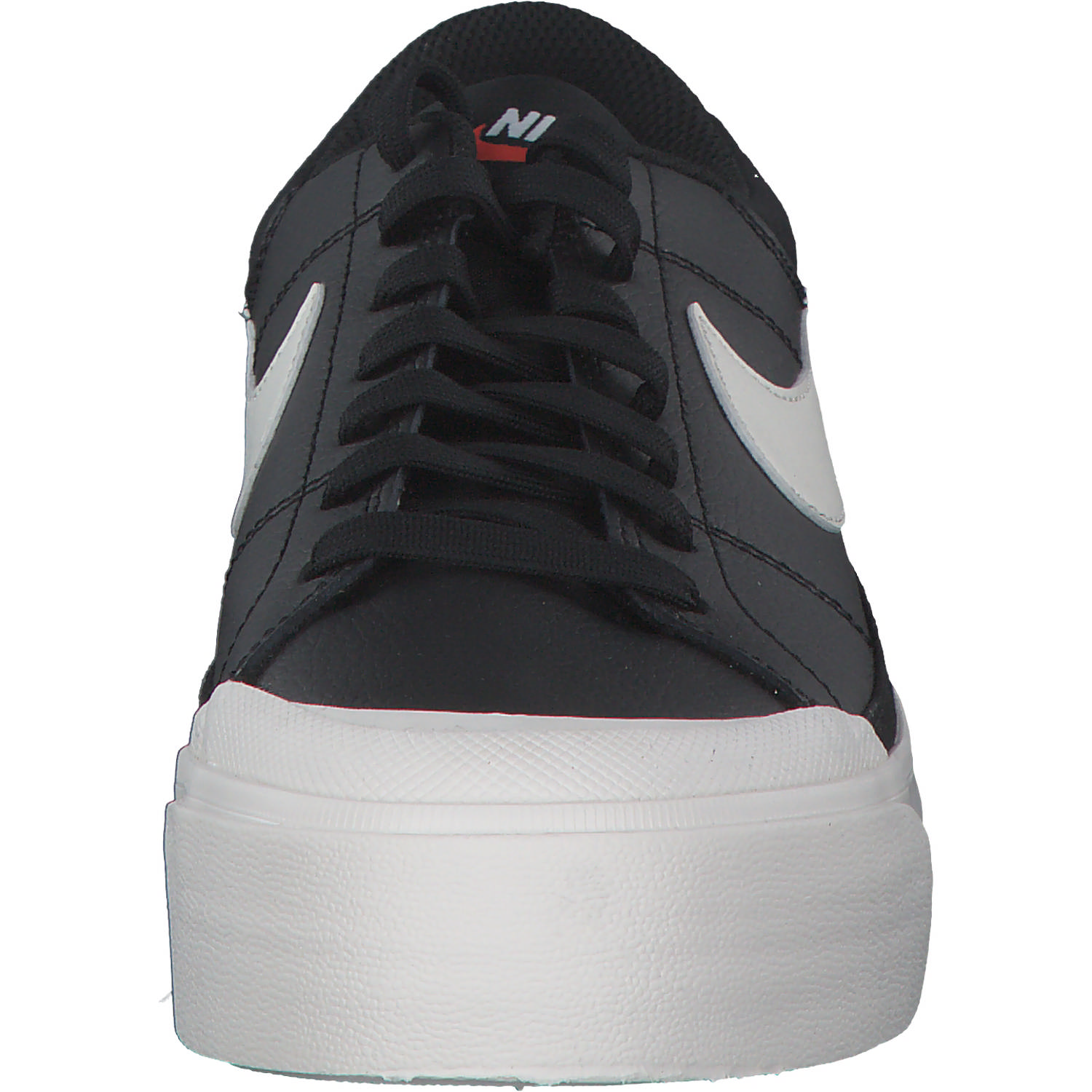 Nike Court Legacy Lift DM7590, Schnürschuhe, Damen, black/wail white/team orange