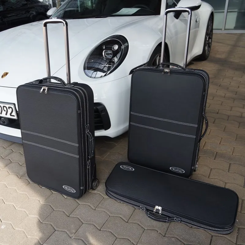 Roadsterbag Kofferset mit 2 Rollen Porsche Cayman (981c+718) Front 103 Liter 3-tlg.