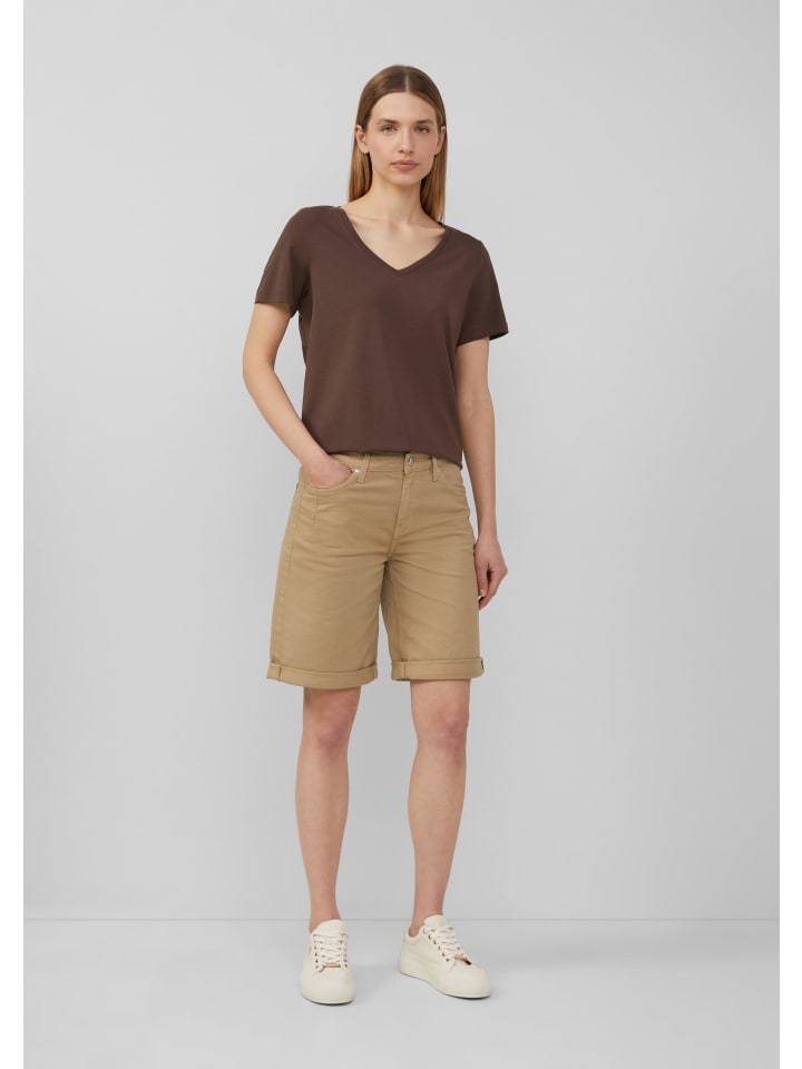s.Oliver Jeans-Hose kurz in Braun günstig kaufen