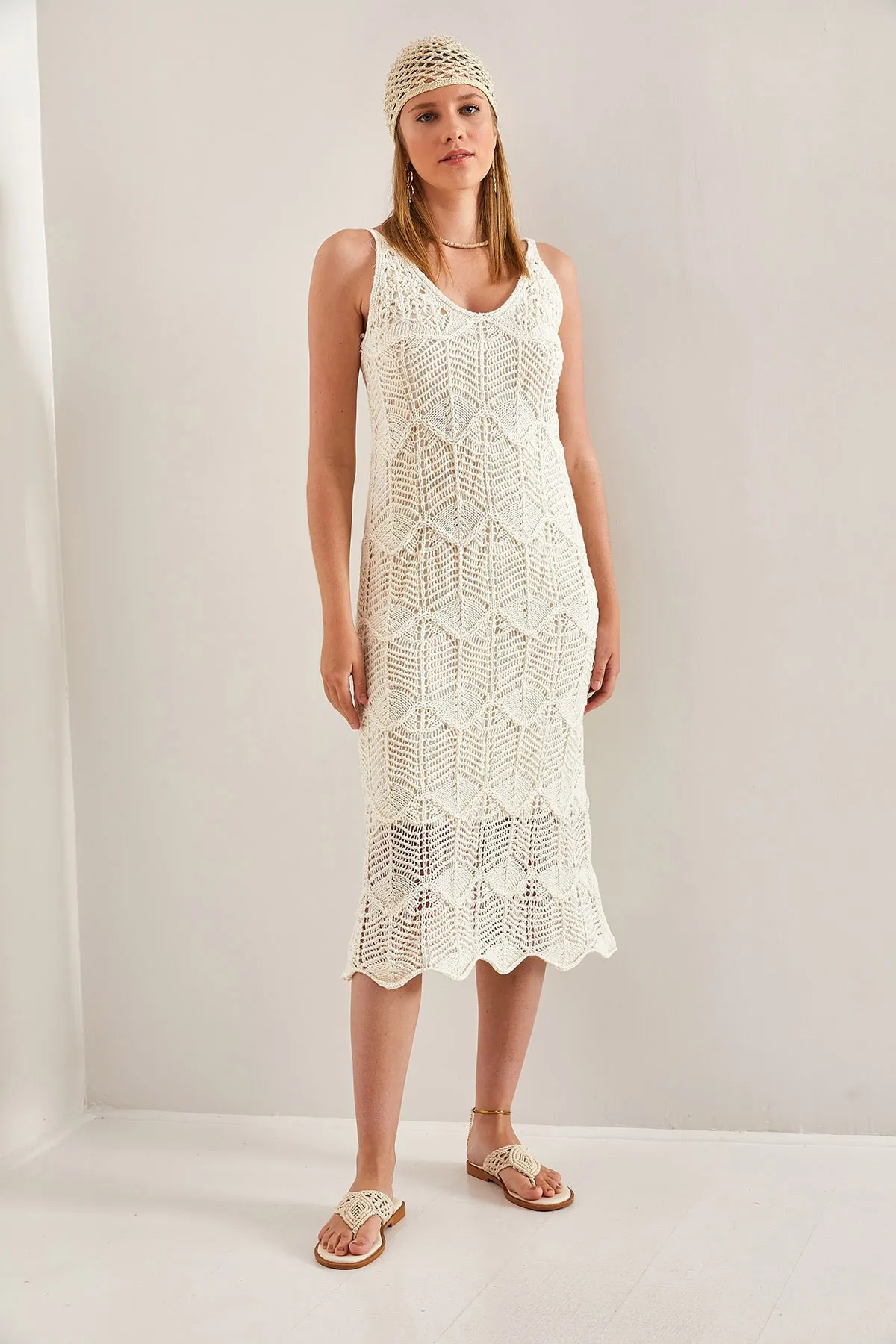 Bianco Lucci  Gemustertes, gefüttertes Damenkleid