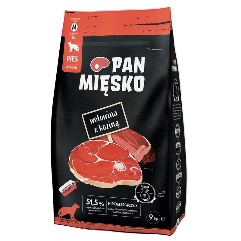Pan Mięsko Medium Rind mit Ziegenfleisch