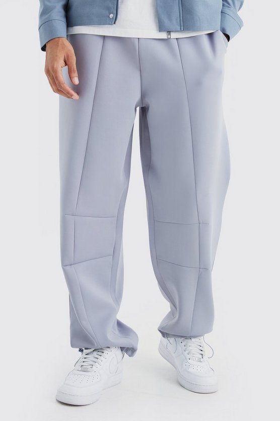 Oversize Scuba Jogginghose mit Naht-Detail