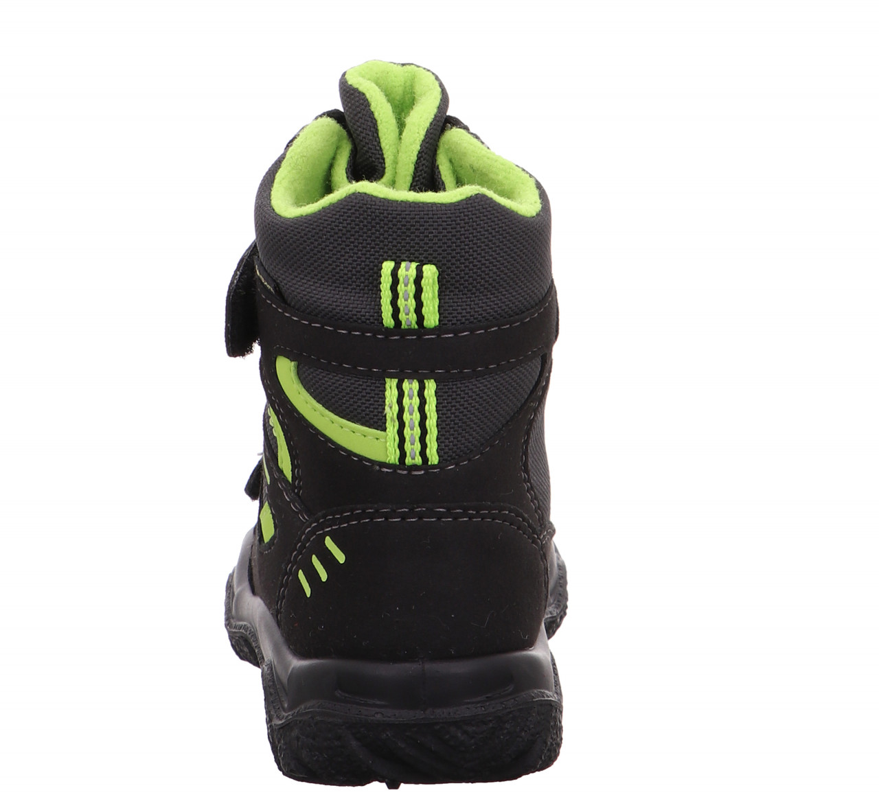 HUSKY - Schwarz/Grün Boots mit Klettverschluss
