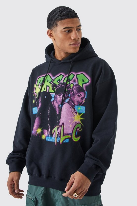Oversize Hoodie mit lizenziertem Tlc Print