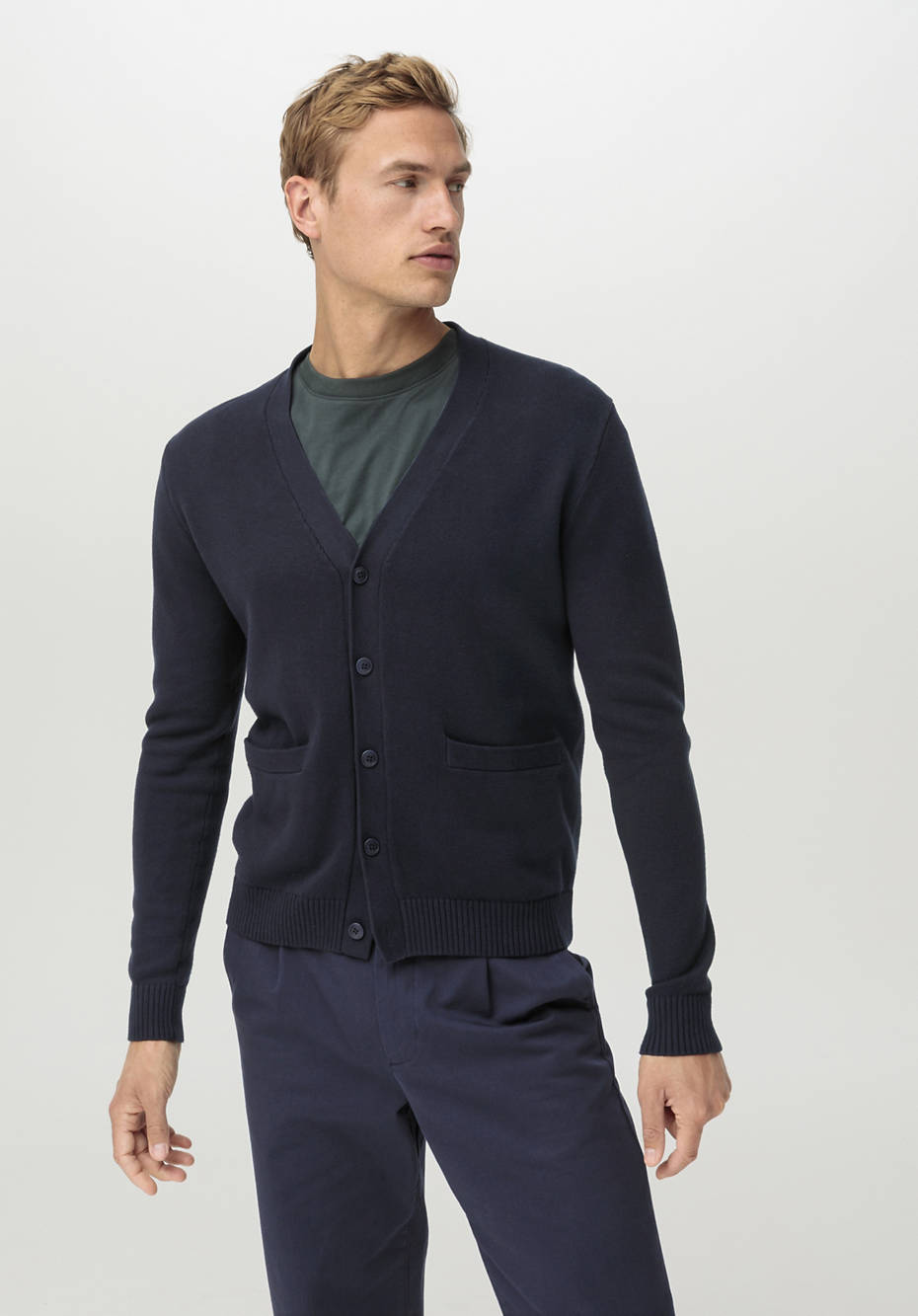 Cardigan aus reiner Bio-Baumwolle