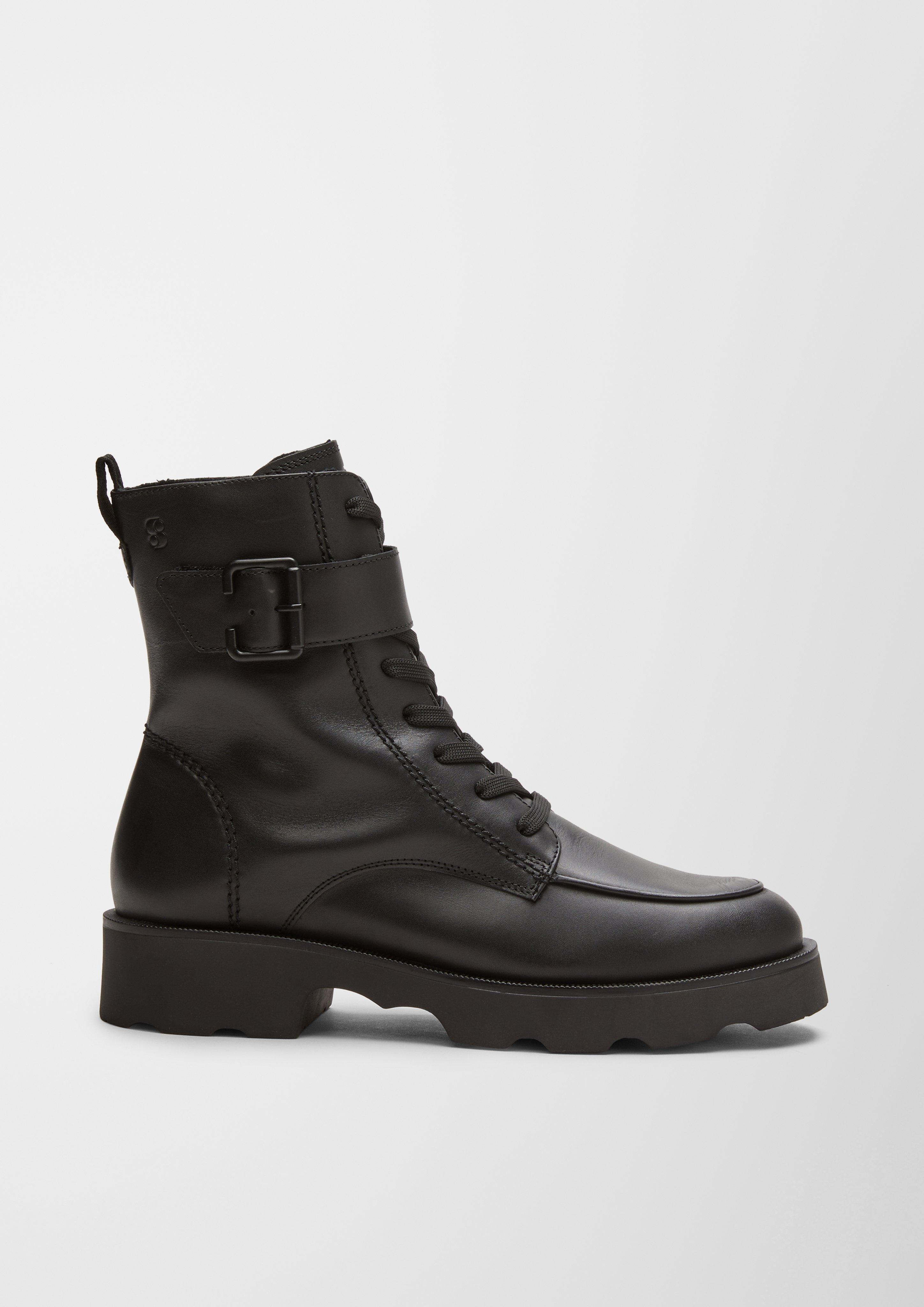 Lederstiefel mit Riegel  6006548-001
