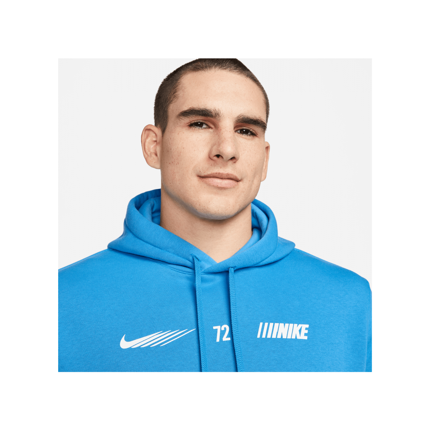 Nike Standart Issue Fleece Hoody Blau F435