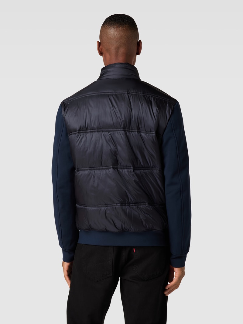 Blouson mit Reißverschlusstaschen in marineblau