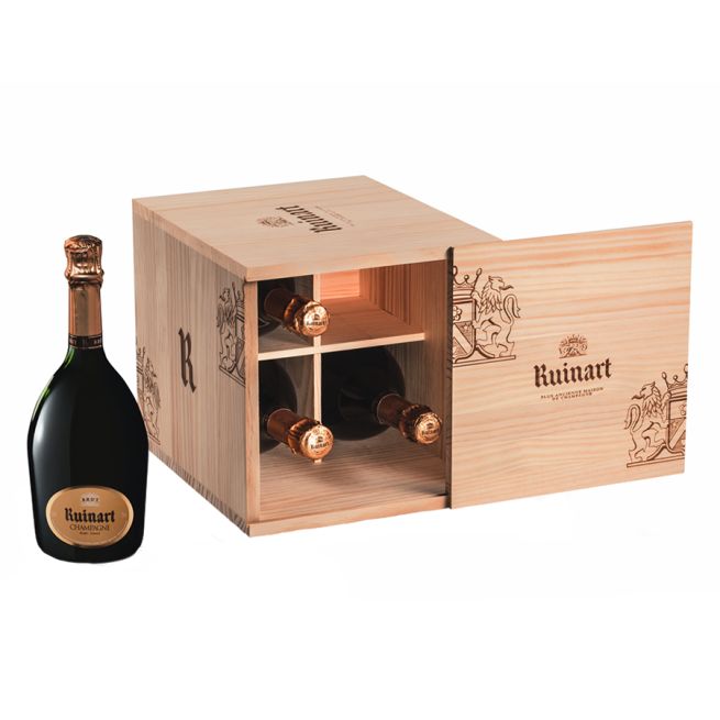 Ruinart, La Caisse-Cave Ruinart Brut (4 bouteilles)
