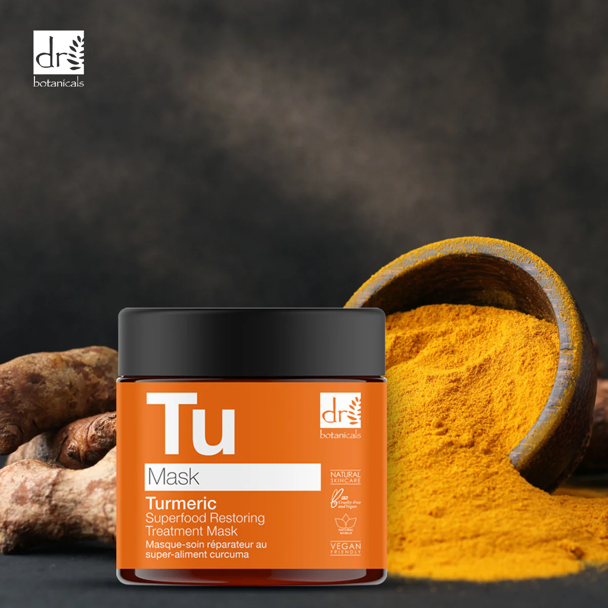 Apothecary Kurkuma Superfood Regenerierende Gesichtsmaske – Feuchtigkeitsspendende, beruhigende und regenerierende Gesichtsmaske