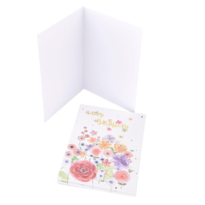 Kort blomster happy birthday