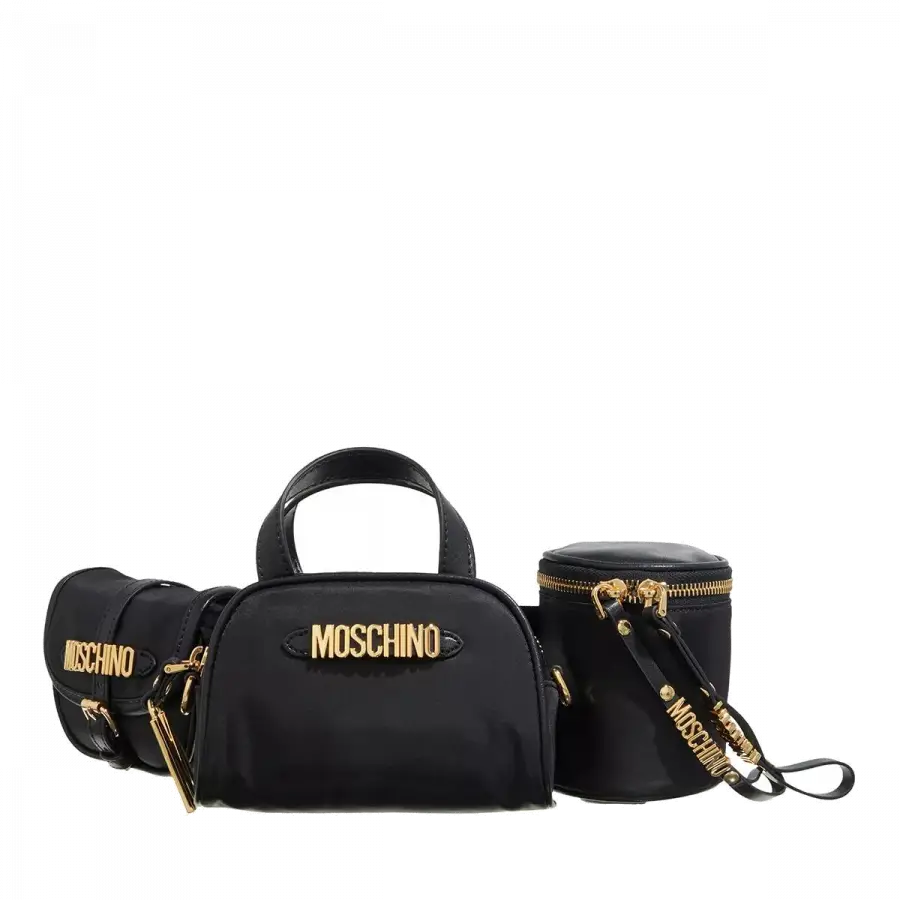 Moschino - Moschino Shoulder Bags Textil Black - schwarz