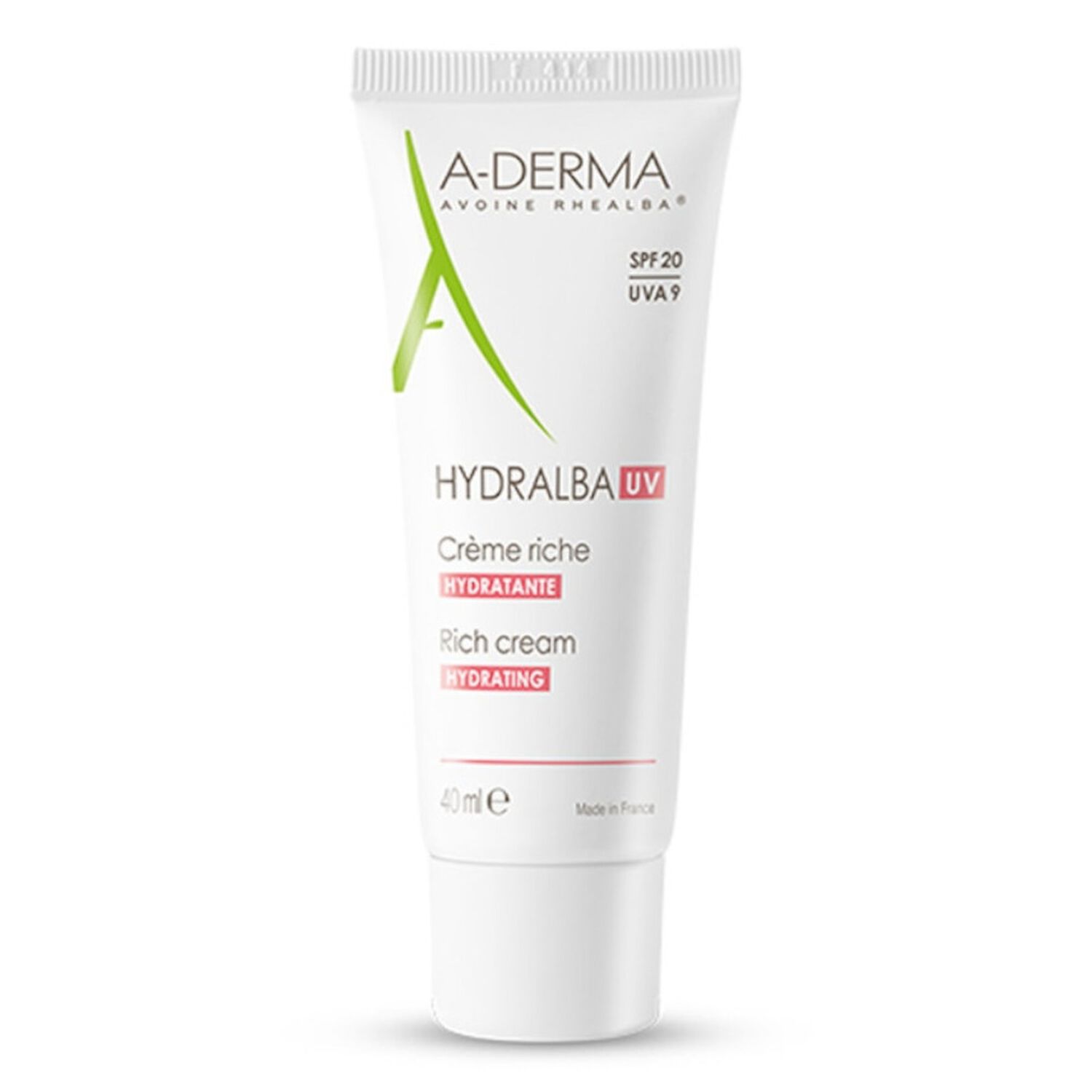 a-derma Hydralba UV 20 Crème Riche Hydratante 40 ml