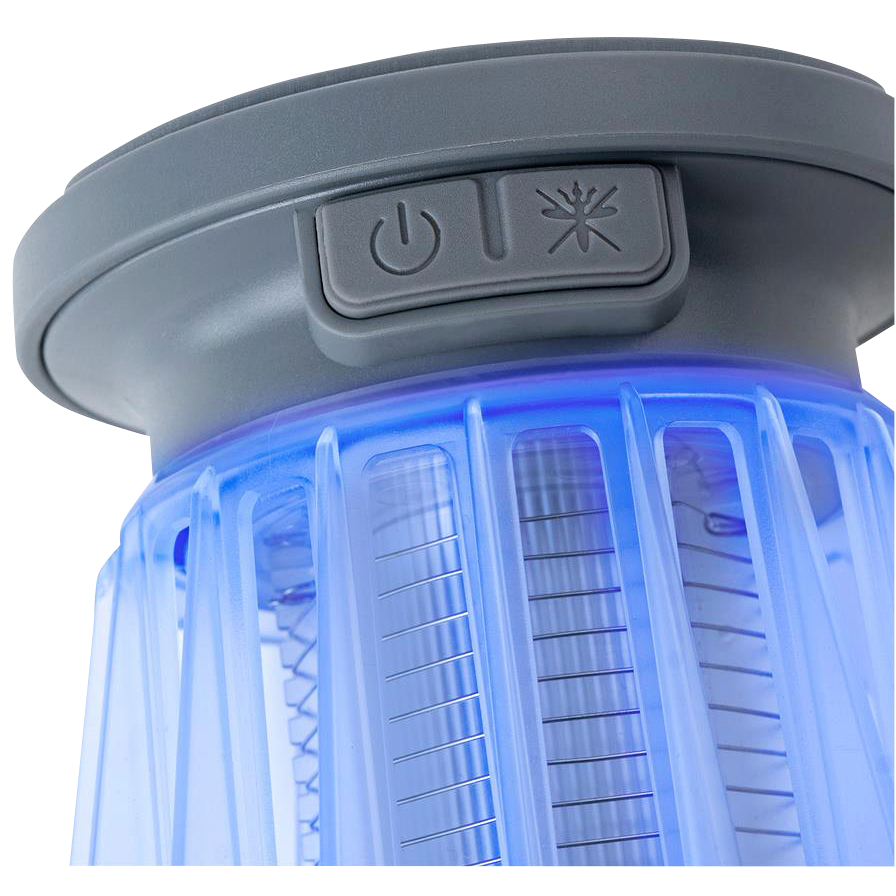 Dörr LED Solar Campinglampe Anti-Moskito (hellgrau)