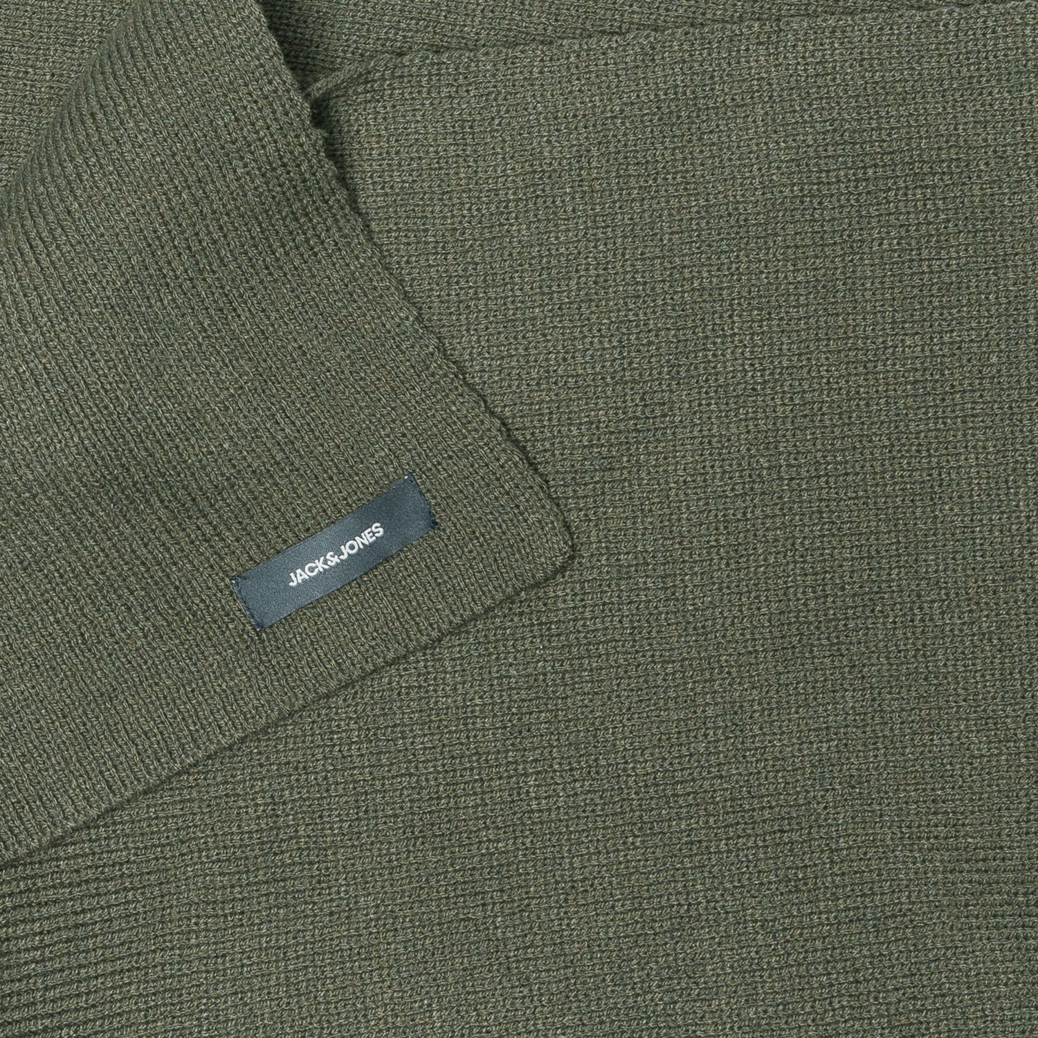 Echarpe JACK & JONES kaki en tricot