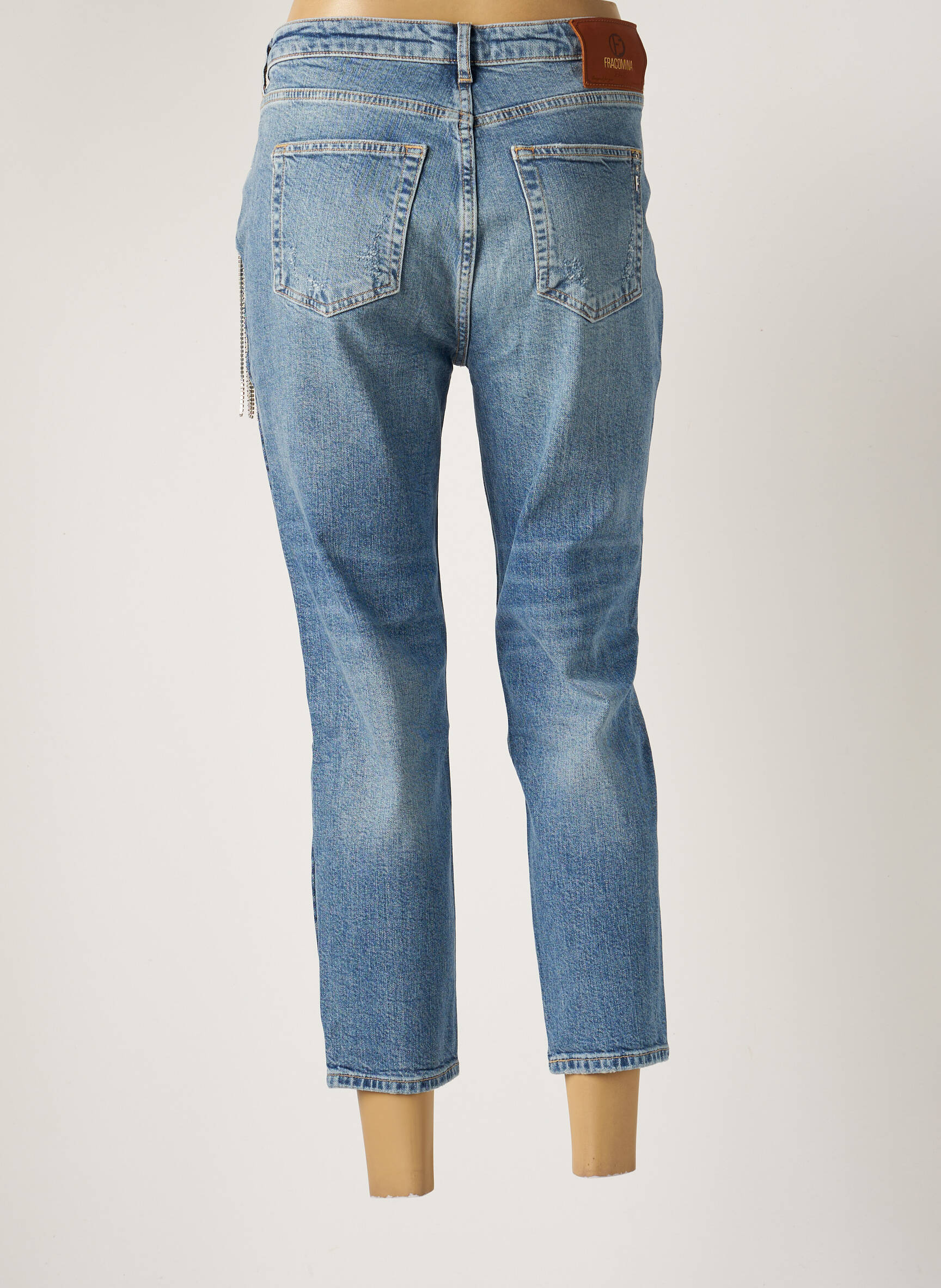 Fracomina Jean Mom Femme couleur bleu