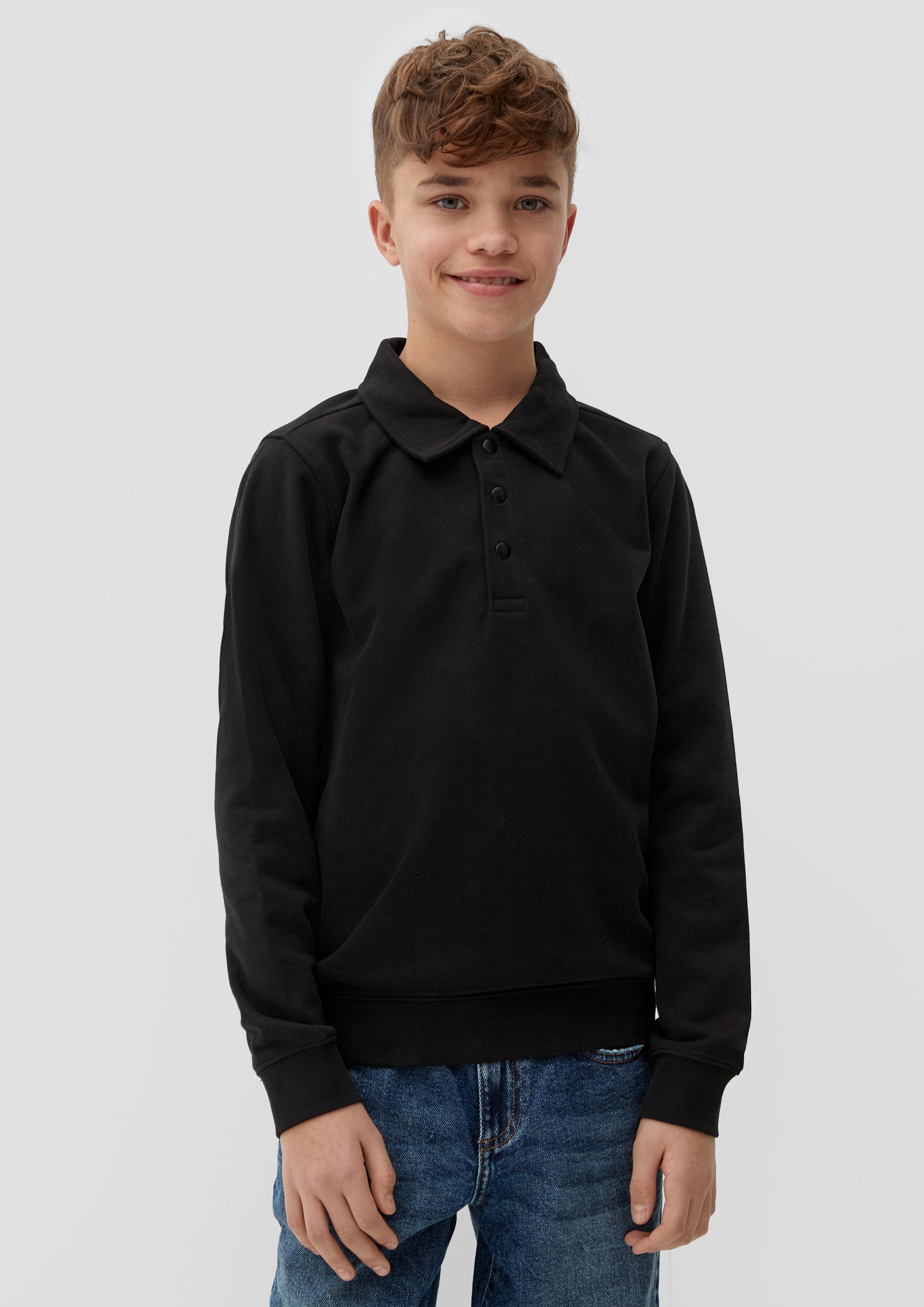 Sweatshirt mit Polokragen  2134050-9999