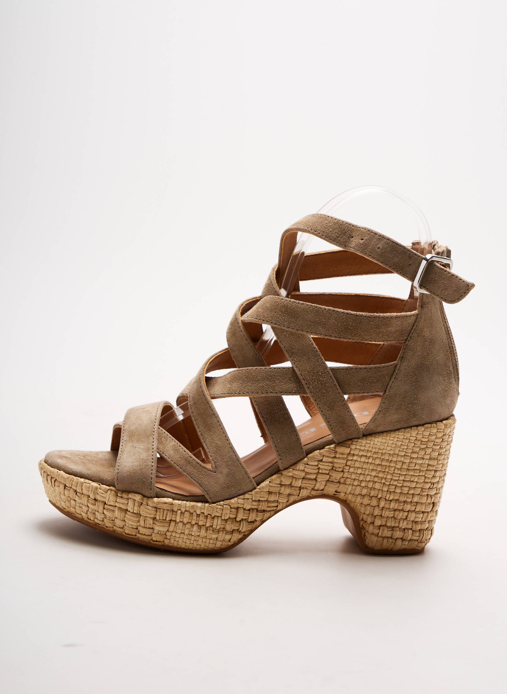 Adige Sandales Nu Pieds Femme couleur beige