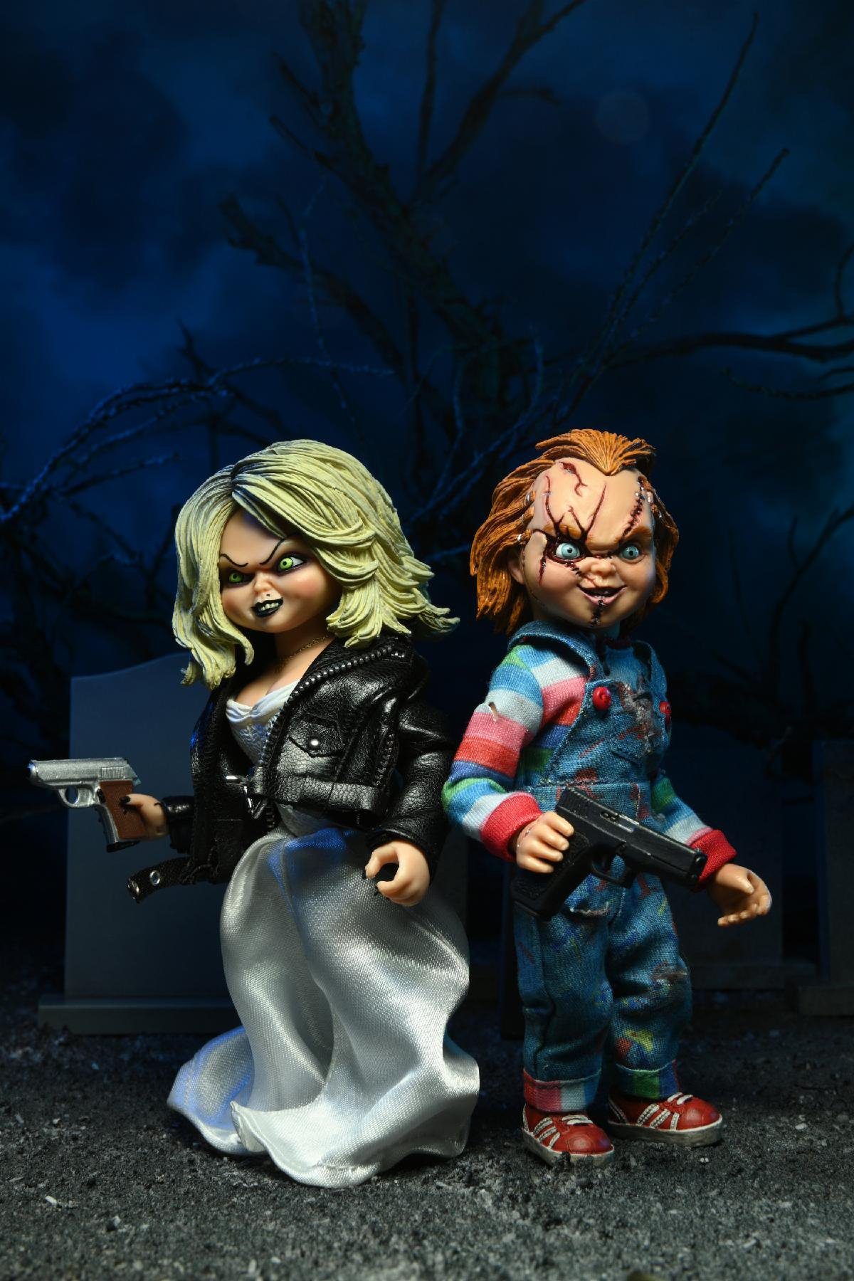 NECA Actionfigur Chucky & Tiffany Clothed Actionfiguren 2er Set