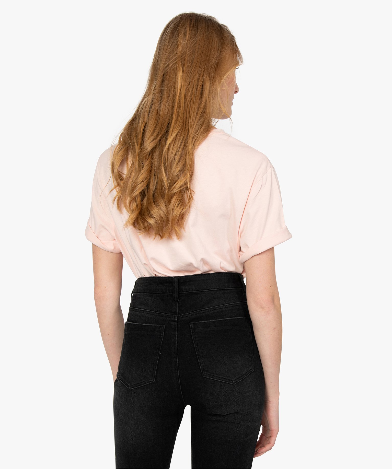 Tee-shirt femme ample à motif brillant rose | GEMO