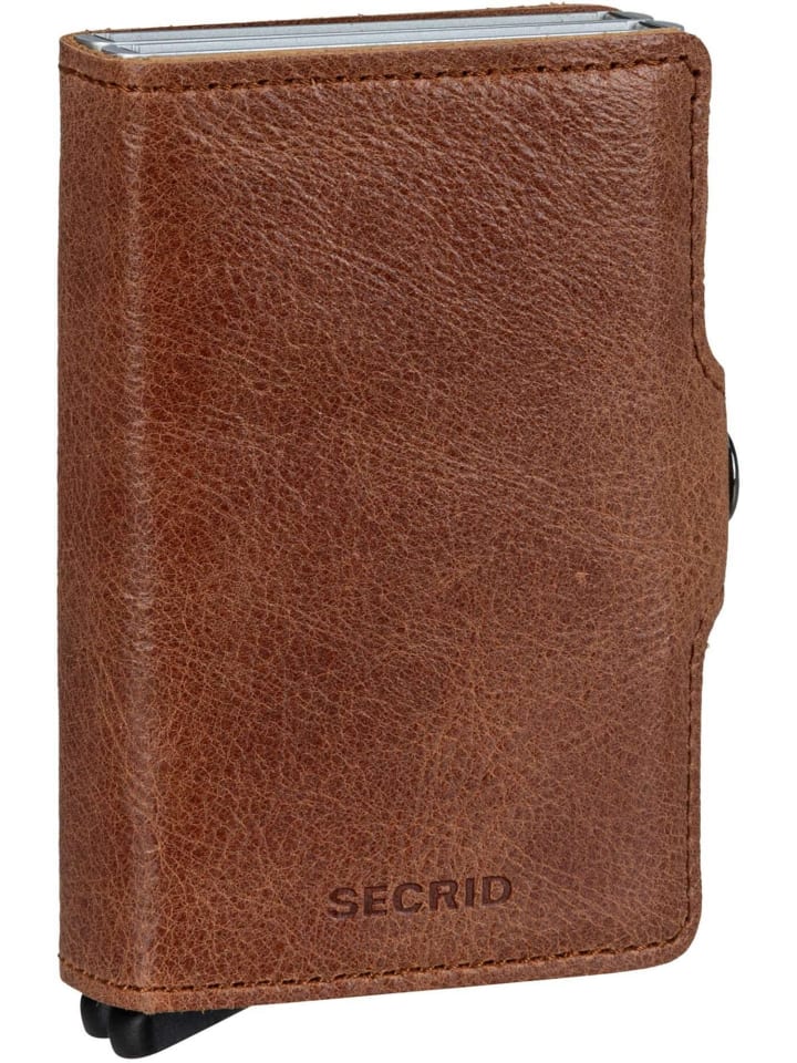 Secrid Geldbörse Twinwallet Vintage in Cognac-Silver günstig kaufen onesize