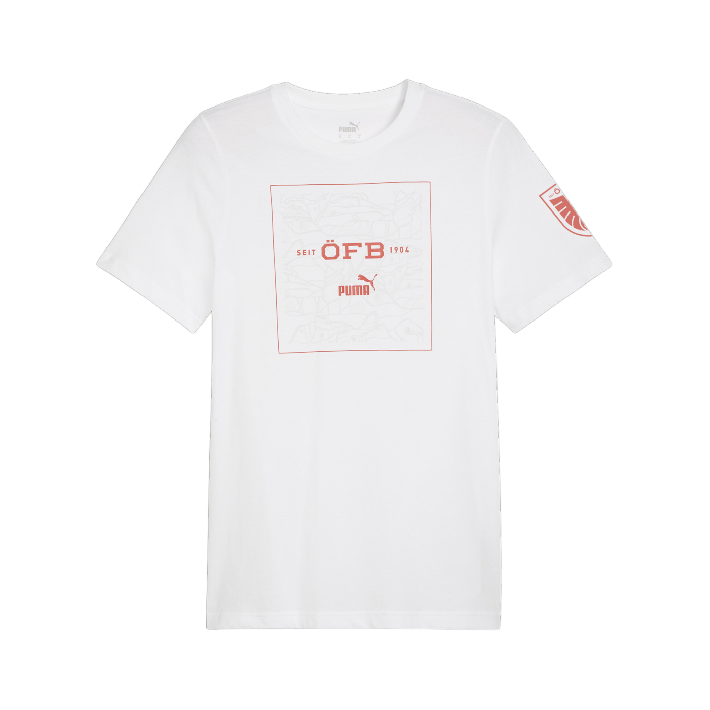 PUMA Österreich Ftbl Icons T-Shirt EM 2024 Weiss F09