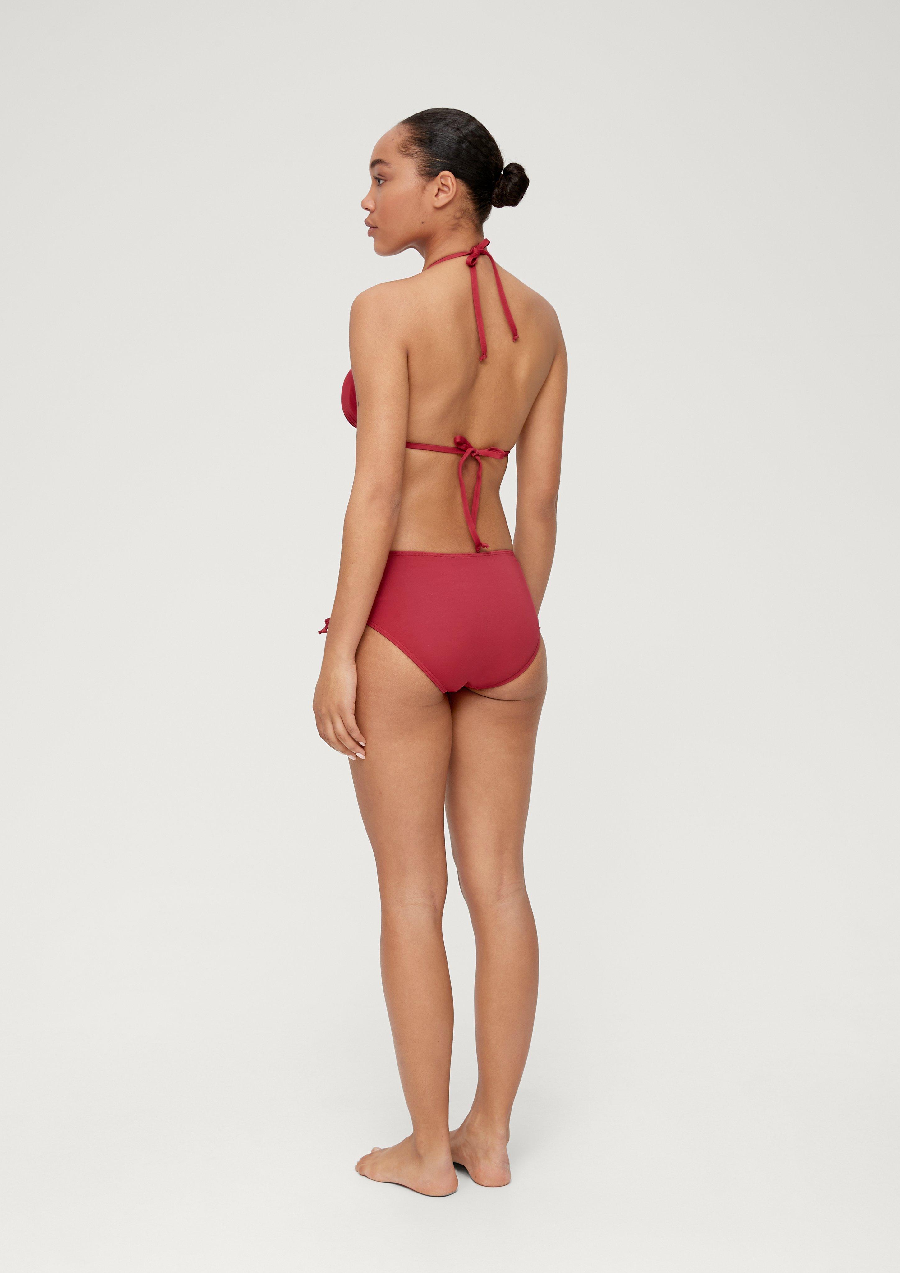 Triangel-Bikini-Top mit Lochstickerei  EME-6008695-3400