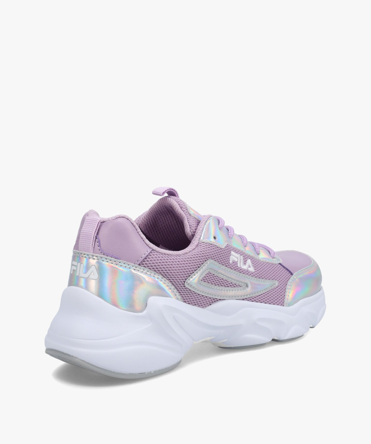 Baskets femme multi-matières à détails brillants – Fila... violet | GEMO