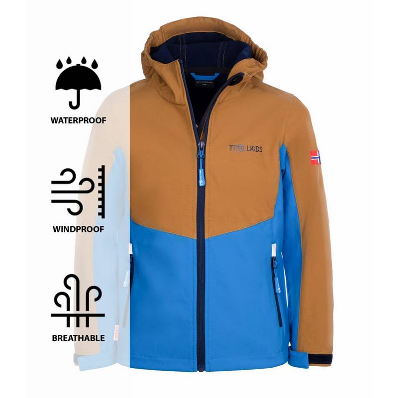 Trollkids Kristiansand Softshelljacke Kinder