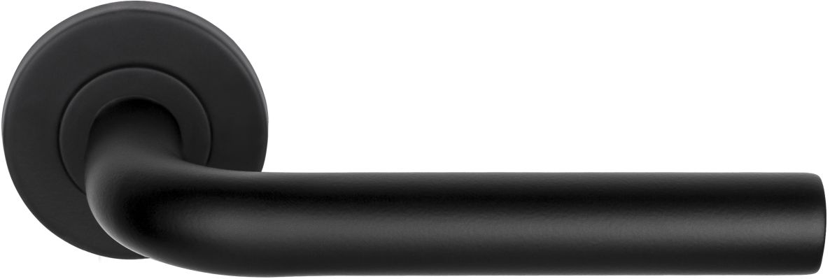 Formani 1501D144NMXX0L BASICS LB3L-19 ajtókilincs EN1906 3. osztályú rugós rozettás matt fekete
