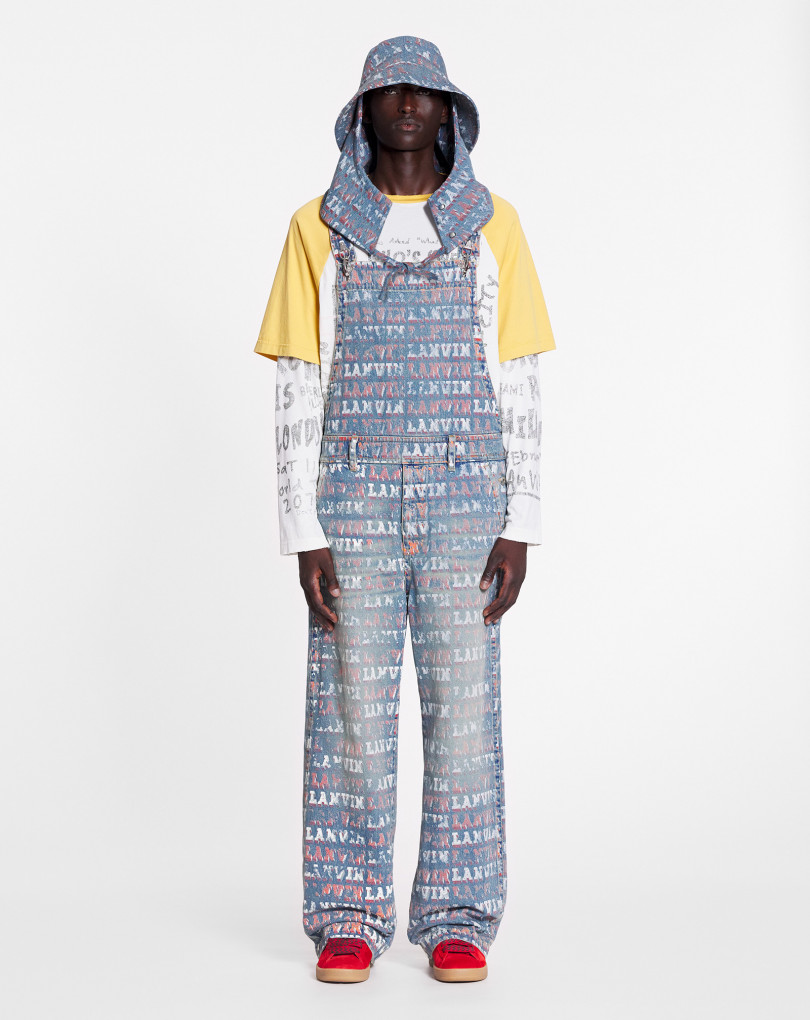 SALOPETTE AMPLE IMPRIMÉE LANVIN X FUTURE