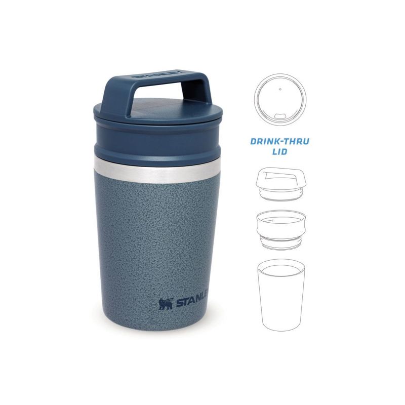 Stanley Adventure Shortstack Travel Mug 8oz\/230ml Hammertone Ice
